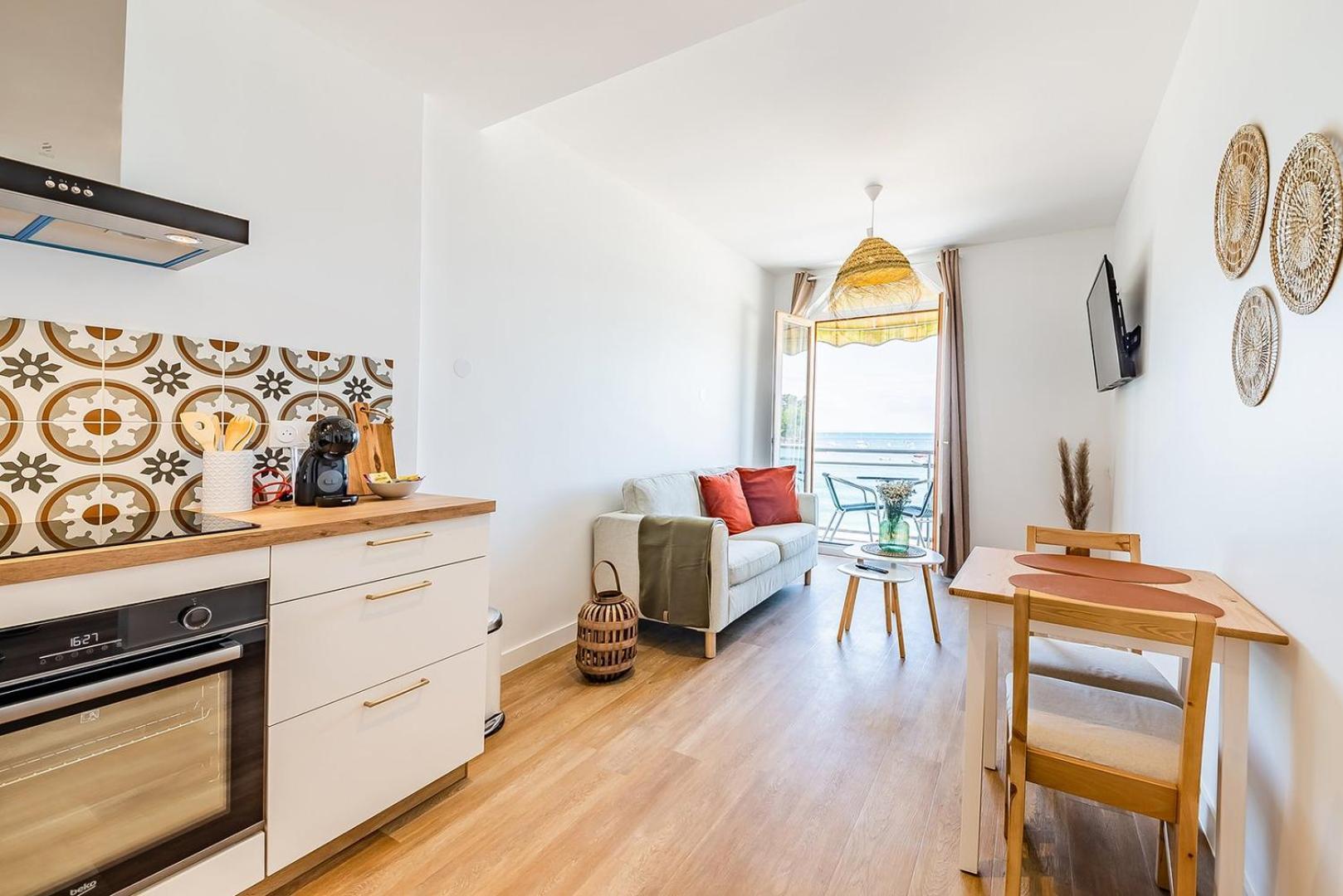 Les Pieds Dans L'Eau - Appartment 1 - Vue Mer Cancale Extérieur photo